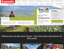 Tablet Screenshot of baumeler.ch